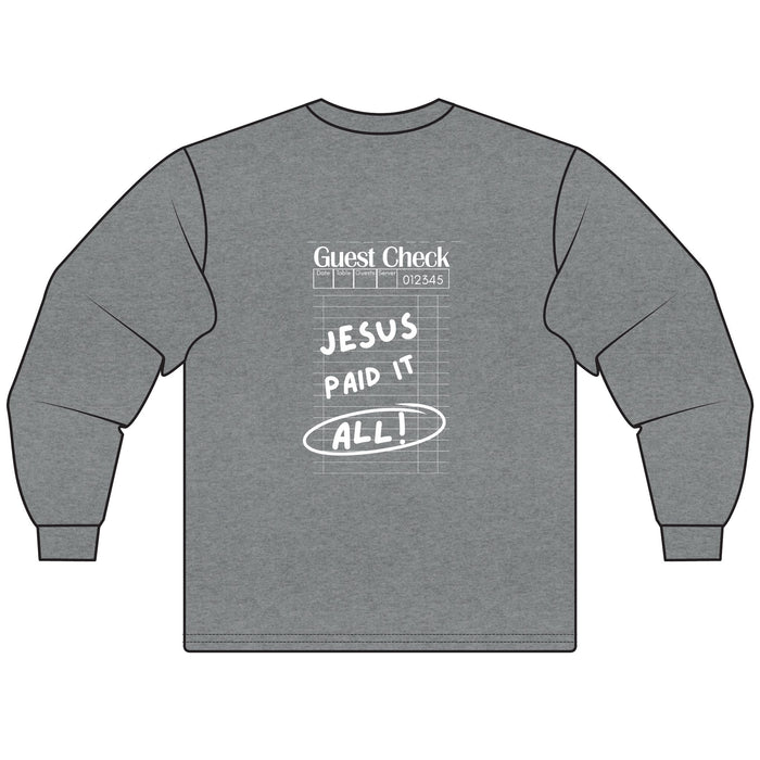 Jesus Paid It All Long Sleeve Shirt