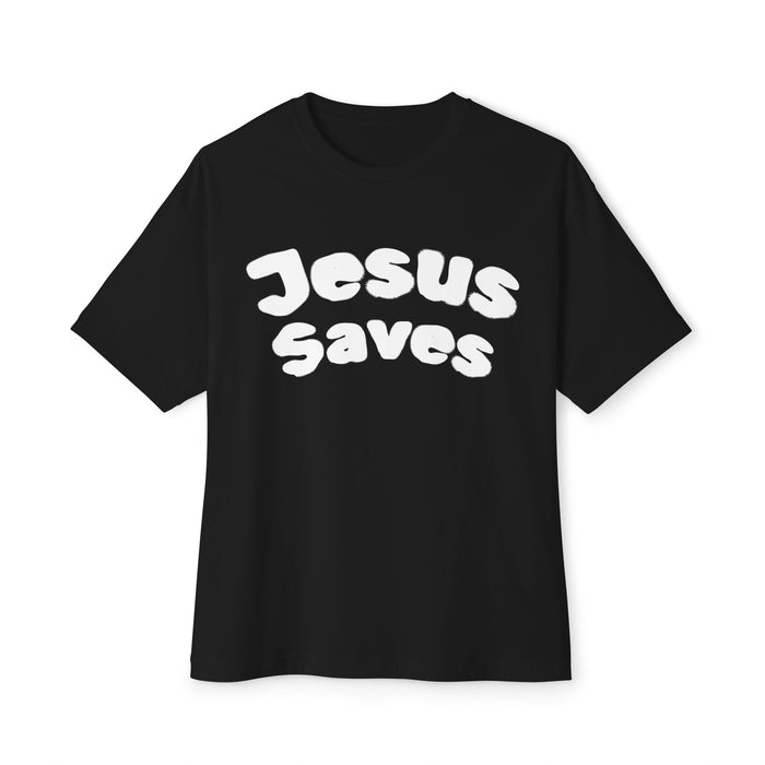 Jesus Saves Oversized Tee Apparel