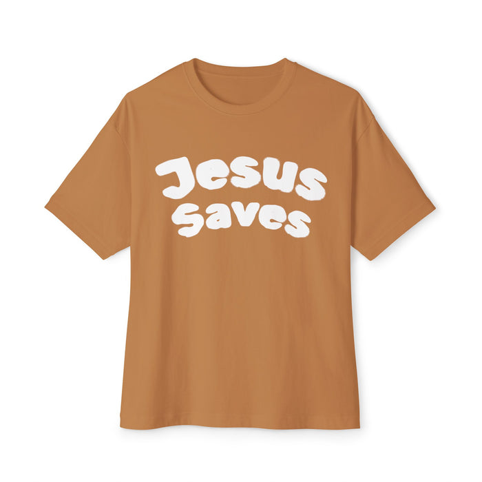 Jesus Saves Oversized Tee Apparel