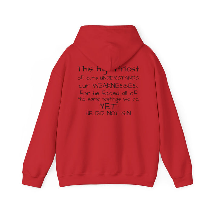 Unisex He Understands Hebrews 4:15 Sweatshirt