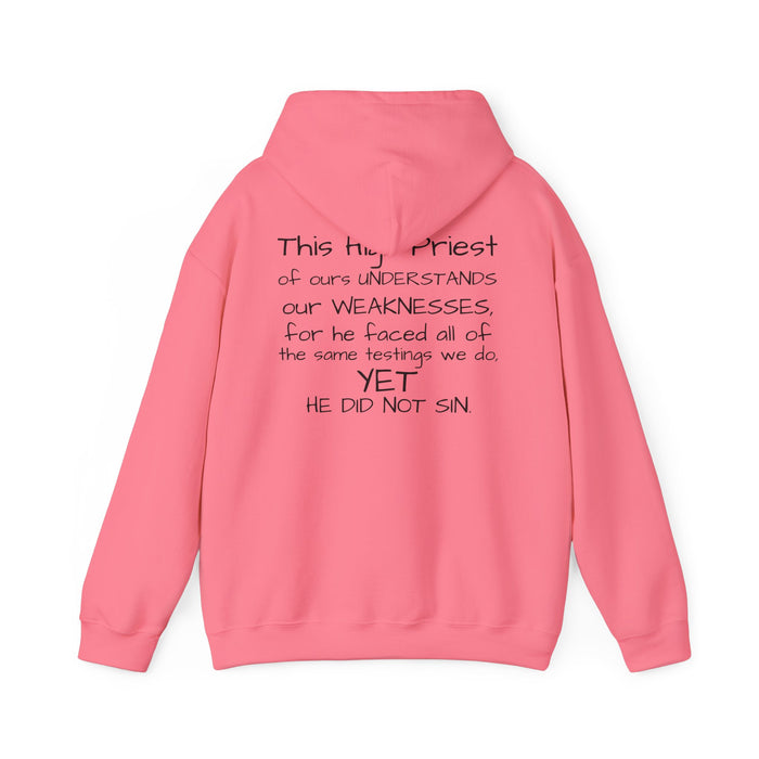Unisex He Understands Hebrews 4:15 Sweatshirt
