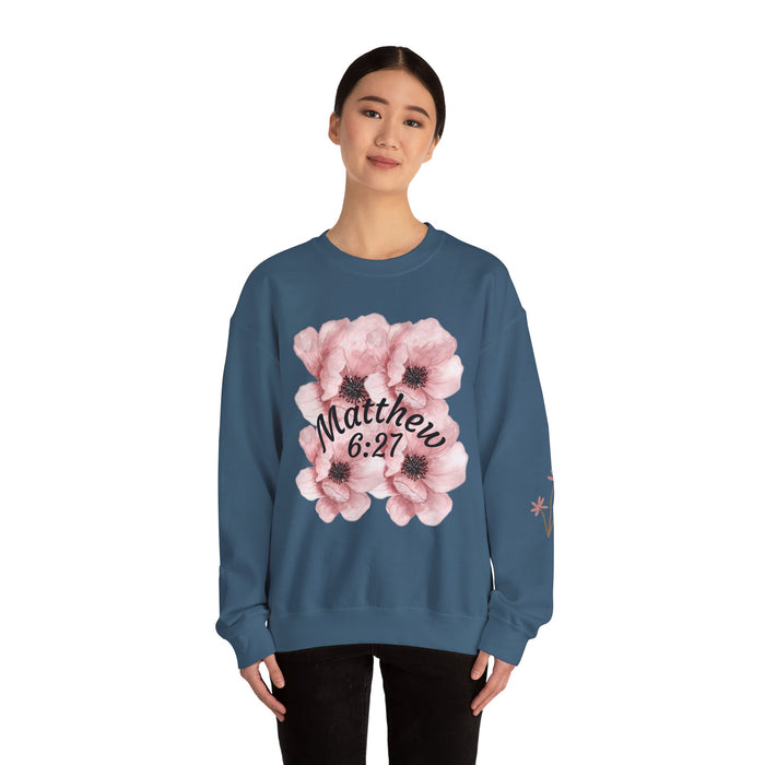 Cozy Crewneck Matthew 6:27