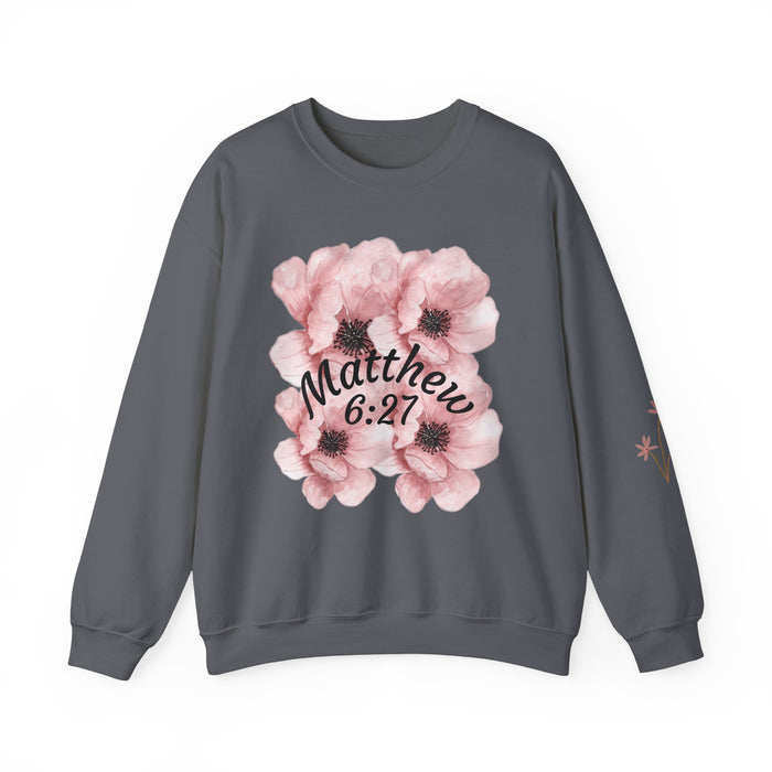Cozy Crewneck Matthew 6:27