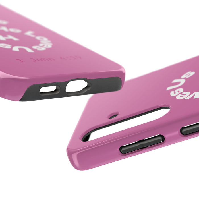 He Loves Us Phone Case