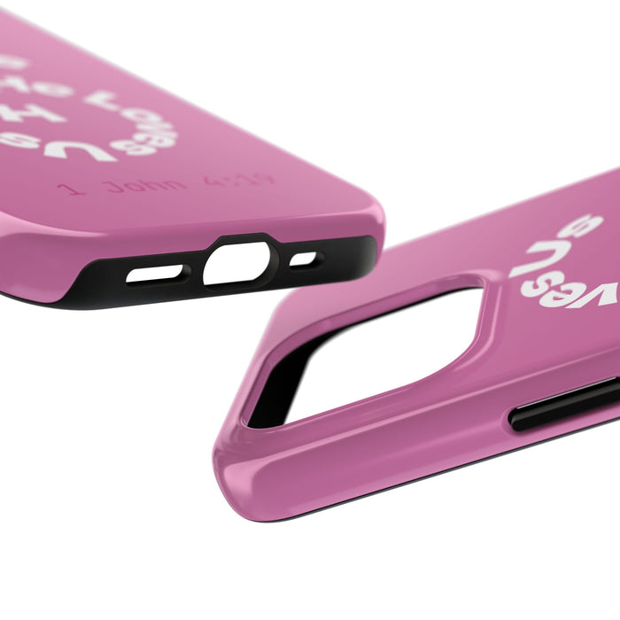 He Loves Us Phone Case