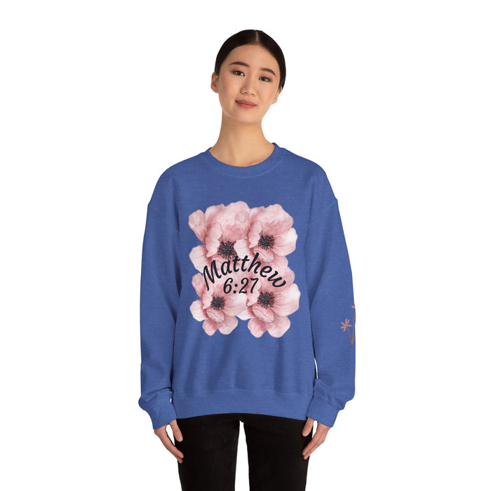 Cozy Crewneck Matthew 6:27