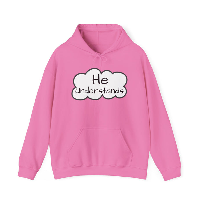 Unisex He Understands Hebrews 4:15 Sweatshirt