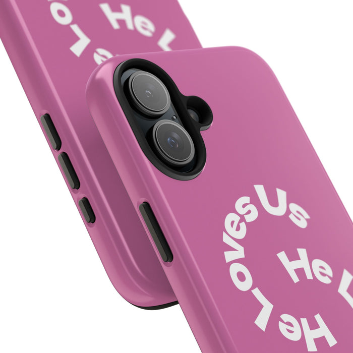 He Loves Us Phone Case