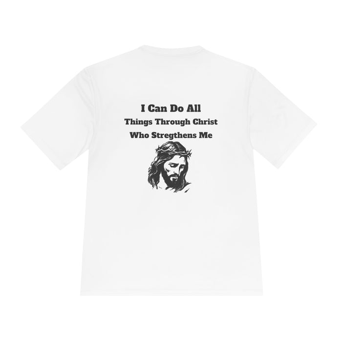 Christian Workout Tee Philippians 4:13