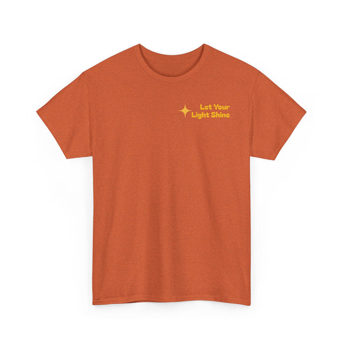 Inspirational Unisex Heavy Cotton Tee Matthew 5:16