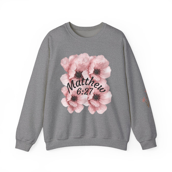 Cozy Crewneck Matthew 6:27