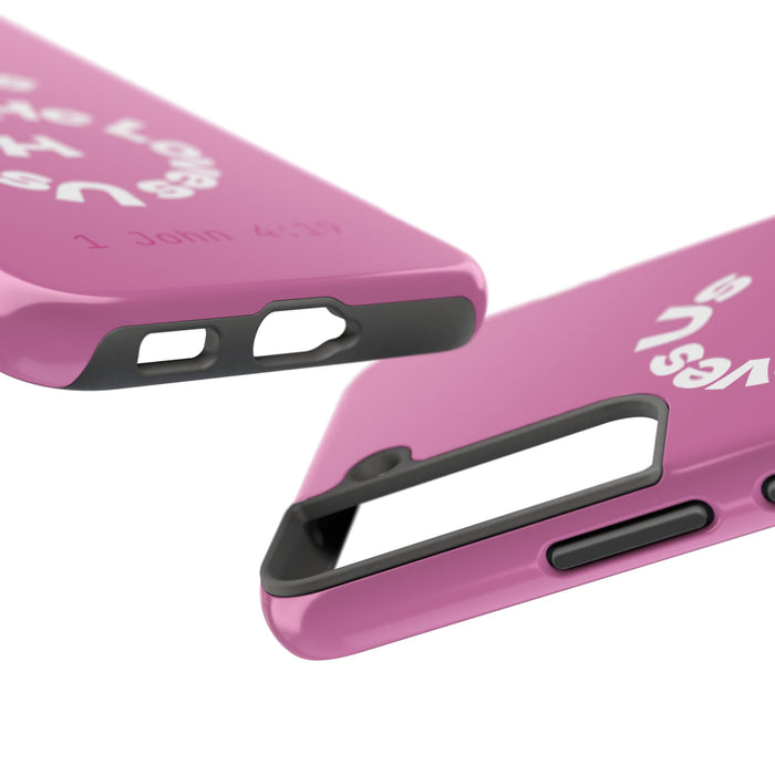 He Loves Us Phone Case