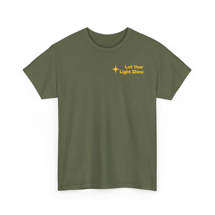 Inspirational Unisex Heavy Cotton Tee Matthew 5:16
