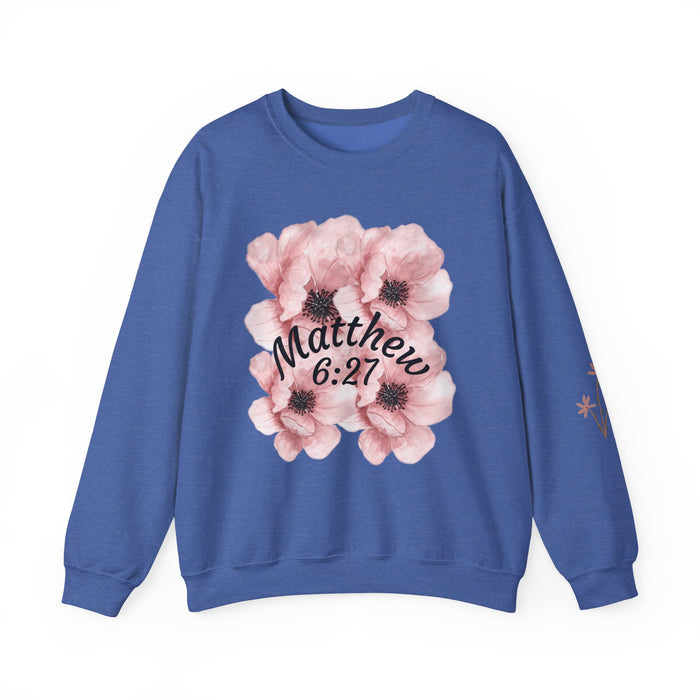 Cozy Crewneck Matthew 6:27