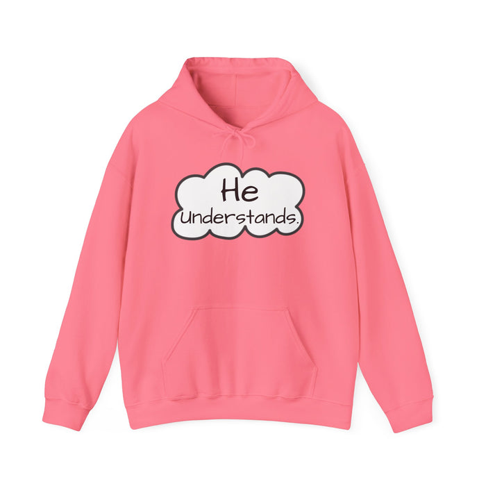 Unisex He Understands Hebrews 4:15 Sweatshirt