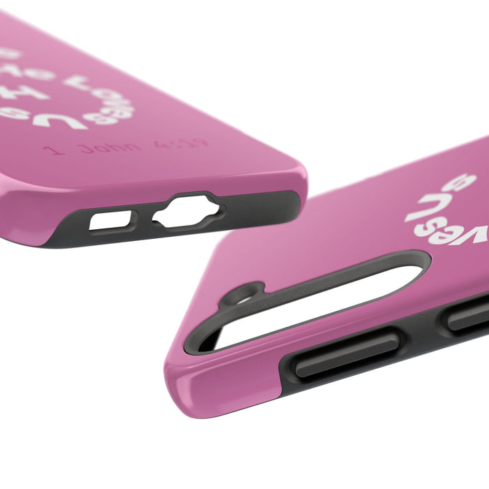 He Loves Us Phone Case
