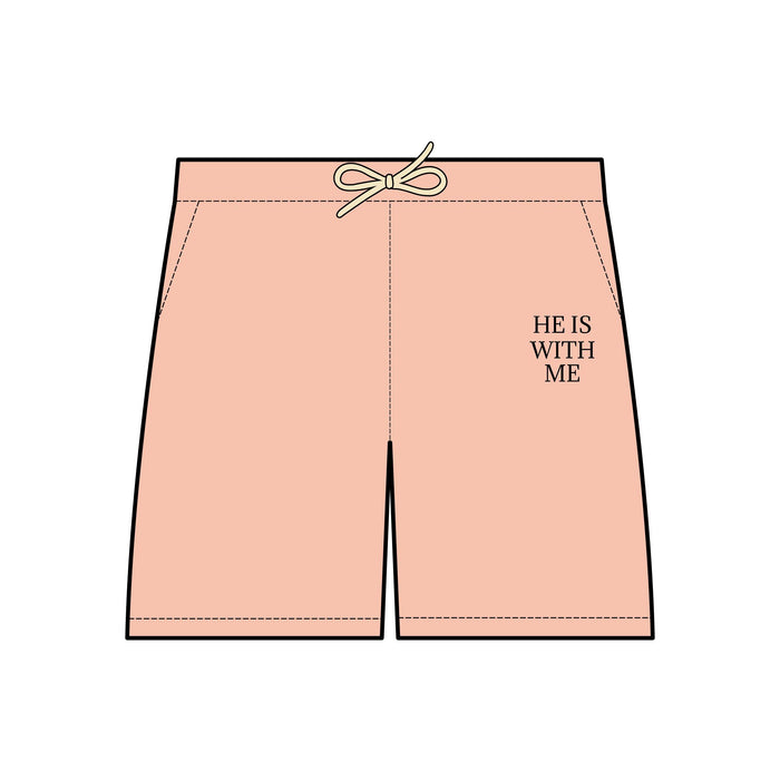 Unisex Fleece Sweat Shorts HE IS WITH ME