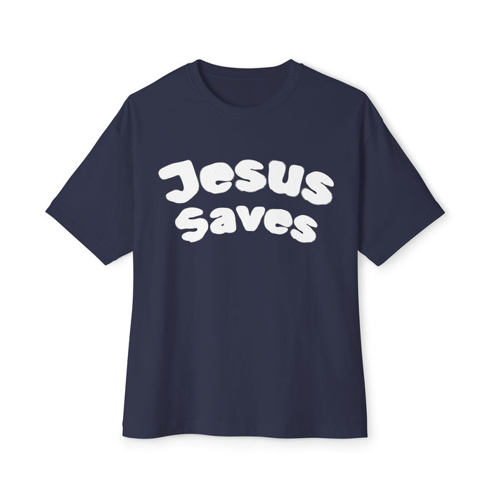 Jesus Saves Oversized Tee Apparel