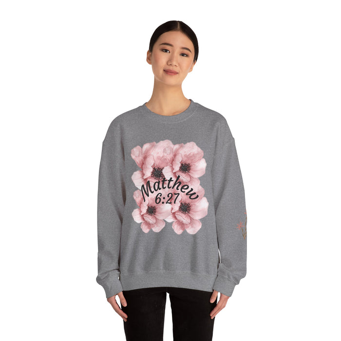 Cozy Crewneck Matthew 6:27