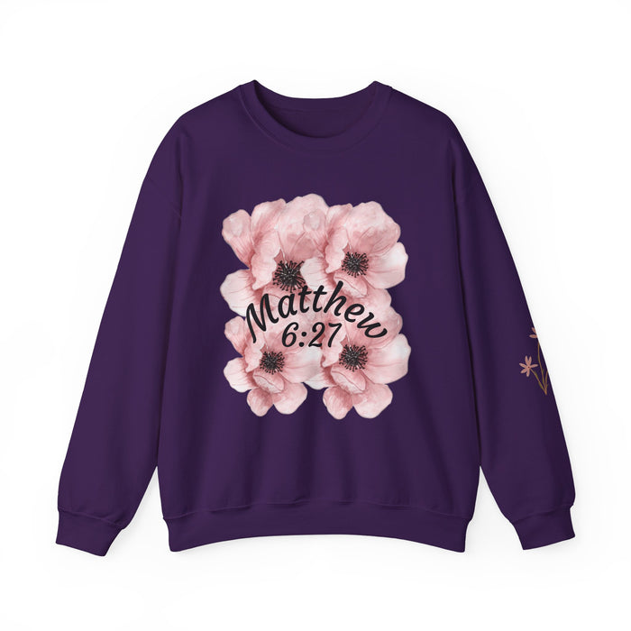 Cozy Crewneck Matthew 6:27