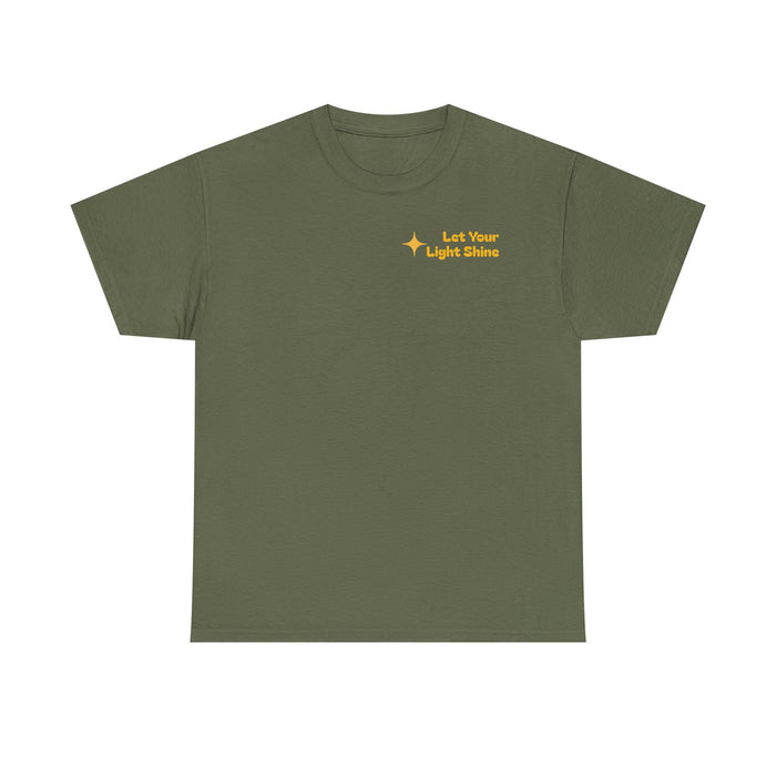 Inspirational Unisex Heavy Cotton Tee Matthew 5:16