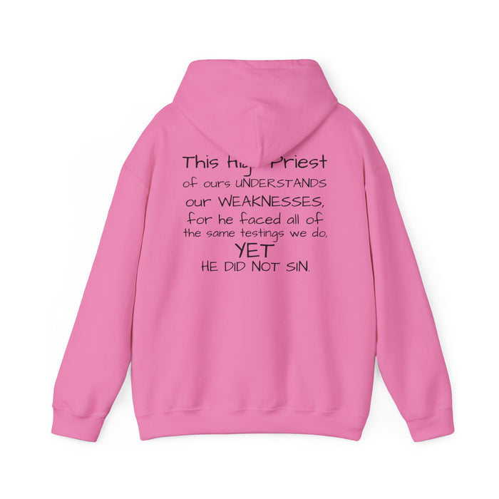 Unisex He Understands Hebrews 4:15 Sweatshirt