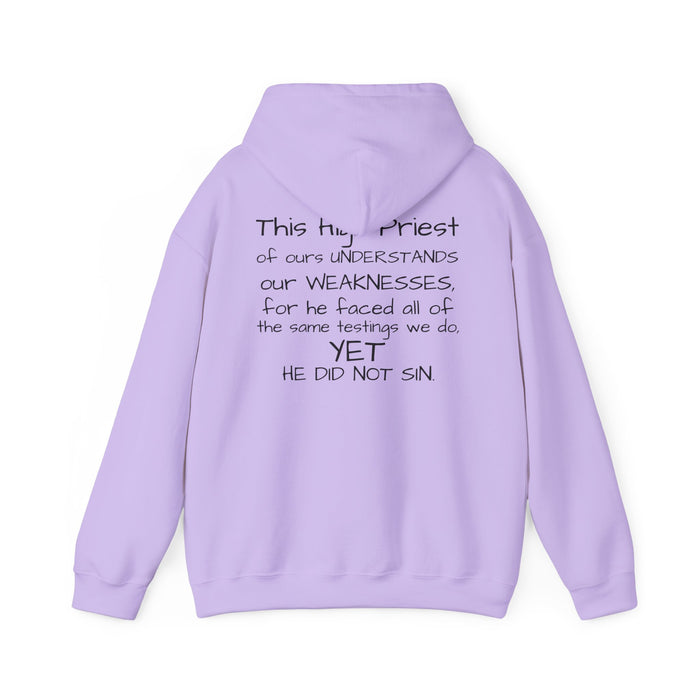 Unisex He Understands Hebrews 4:15 Sweatshirt
