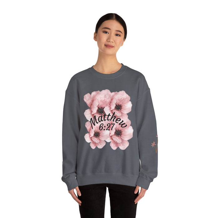 Cozy Crewneck Matthew 6:27