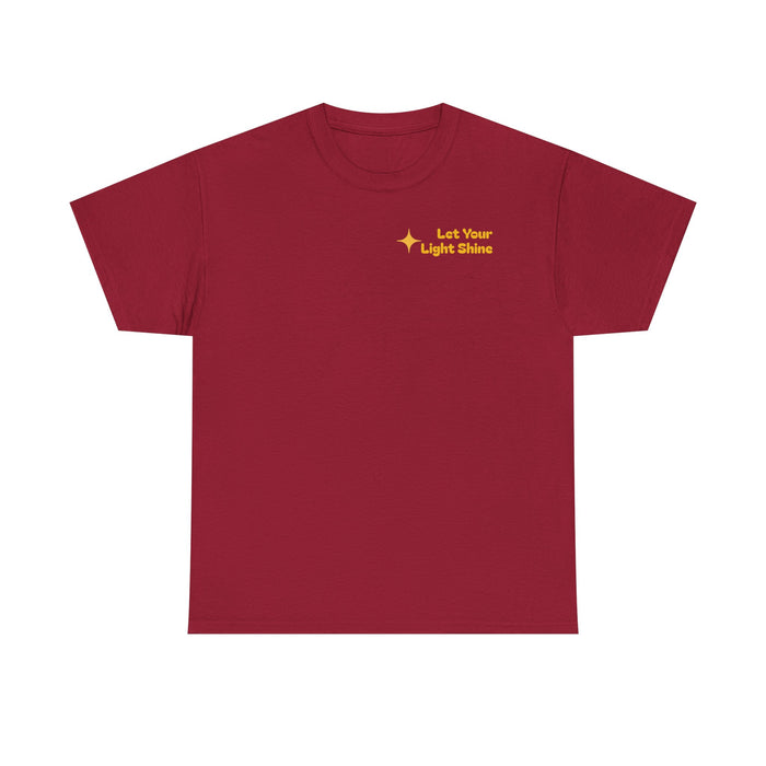 Inspirational Unisex Heavy Cotton Tee Matthew 5:16
