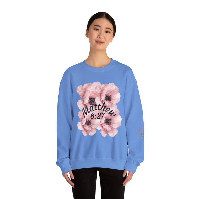 Cozy Crewneck Matthew 6:27