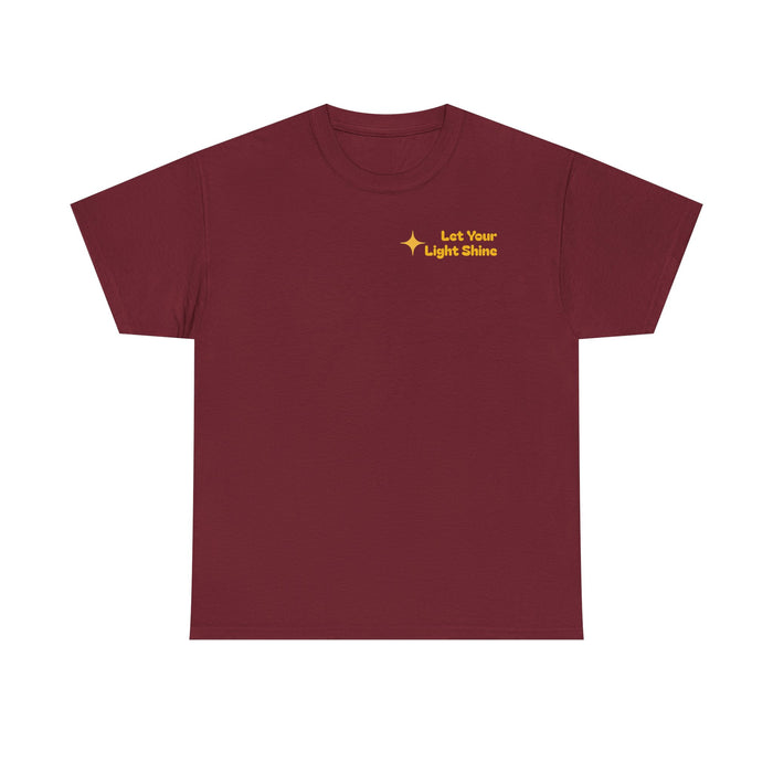 Inspirational Unisex Heavy Cotton Tee Matthew 5:16