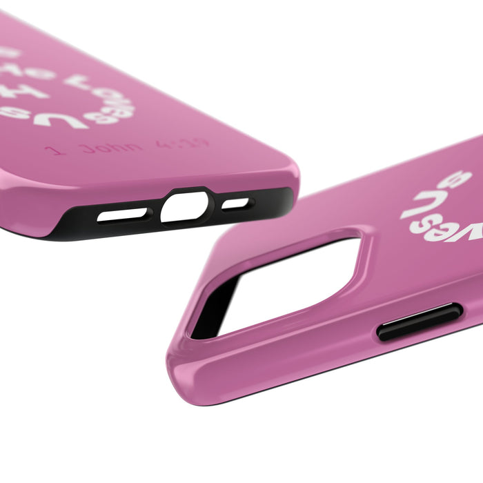 He Loves Us Phone Case