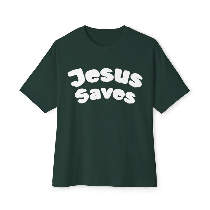 Jesus Saves Oversized Tee Apparel