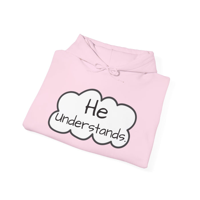 Unisex He Understands Hebrews 4:15 Sweatshirt