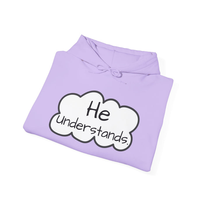 Unisex He Understands Hebrews 4:15 Sweatshirt