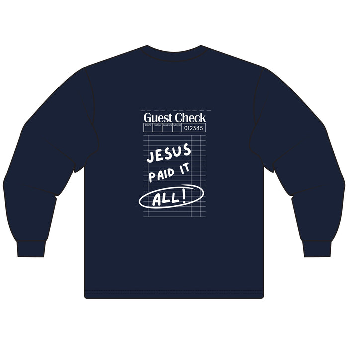 Jesus Paid It All Long Sleeve Shirt