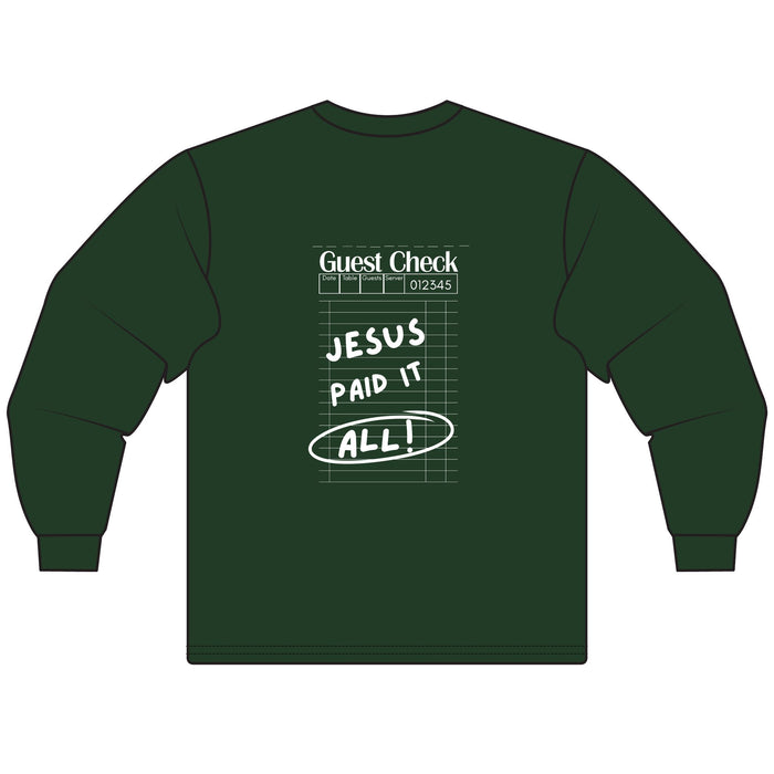 Jesus Paid It All Long Sleeve Shirt