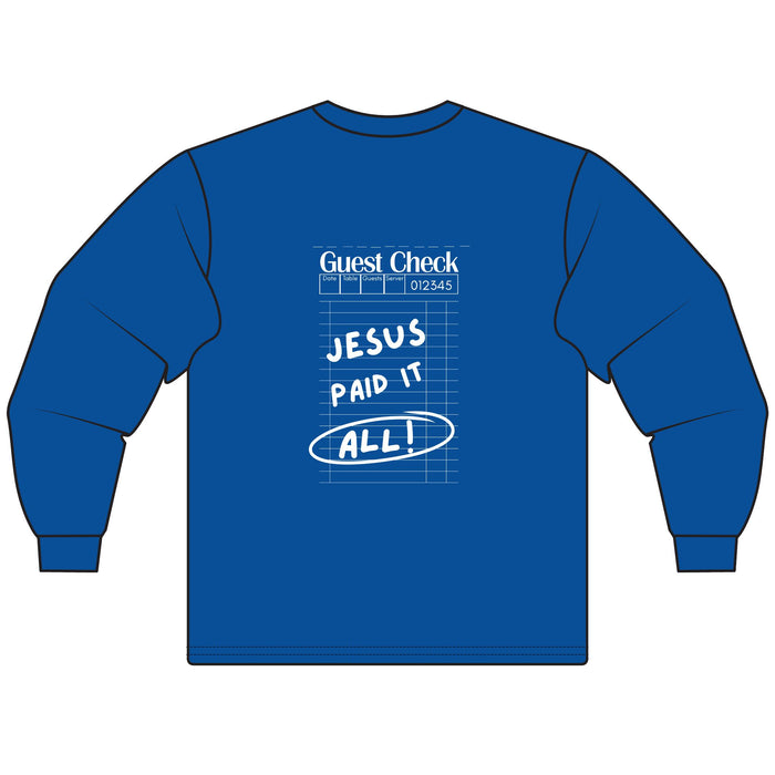 Jesus Paid It All Long Sleeve Shirt