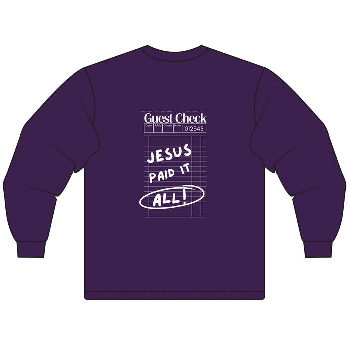 Jesus Paid It All Long Sleeve Shirt