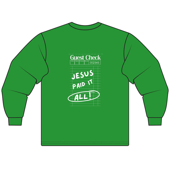 Jesus Paid It All Long Sleeve Shirt