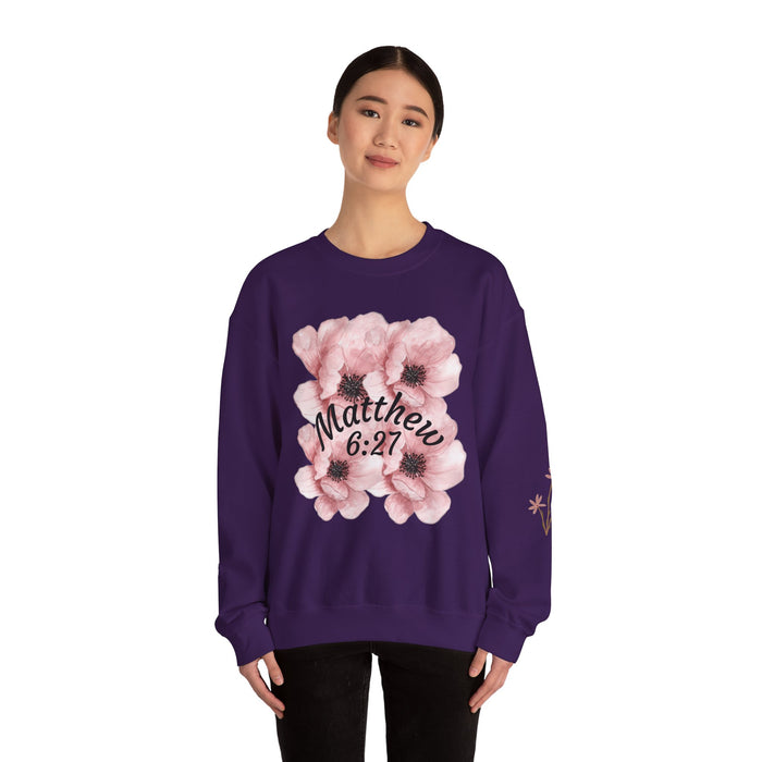 Cozy Crewneck Matthew 6:27