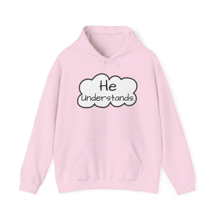Unisex He Understands Hebrews 4:15 Sweatshirt